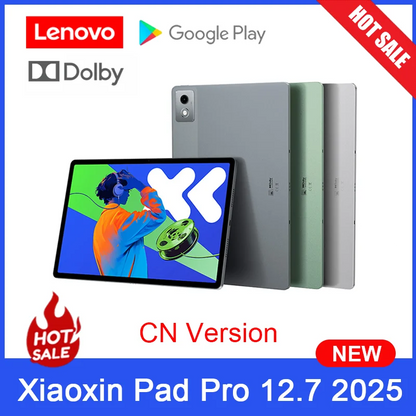 Lenovo Original Xiaoxin Pad Pro 12.7 2025 Entertainment Office Learning Game Tablet Interconnection Tianji 8300 2.9k 144Hz Gray