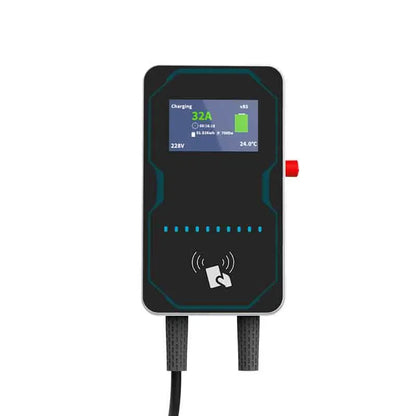 WUFEN EVSE Wallbox EV Car Charger Electric Vehicle Double-gun Wall-Mounted Charging Pile 14KW Type2 GBT Type1 NACS Cable