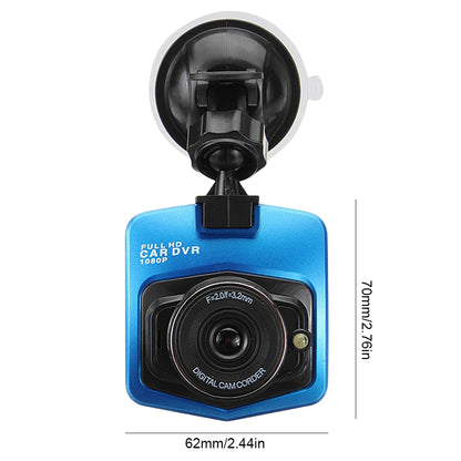 Car Camcorder Loop Recording Dash Cam Suction Cup HD 1080P Car DVR Night Vision 2.4 Inch LCD Screen Motion Detection G-Sensor