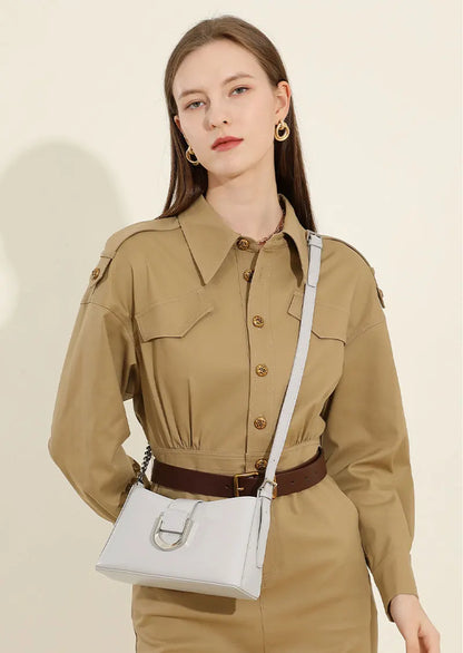 Genuine Leather Women's Bag Luxury Designer Adjustable Shoulder Bags Classic Crossbody Chain Bag Cowhide Fashion Handbags 2979
