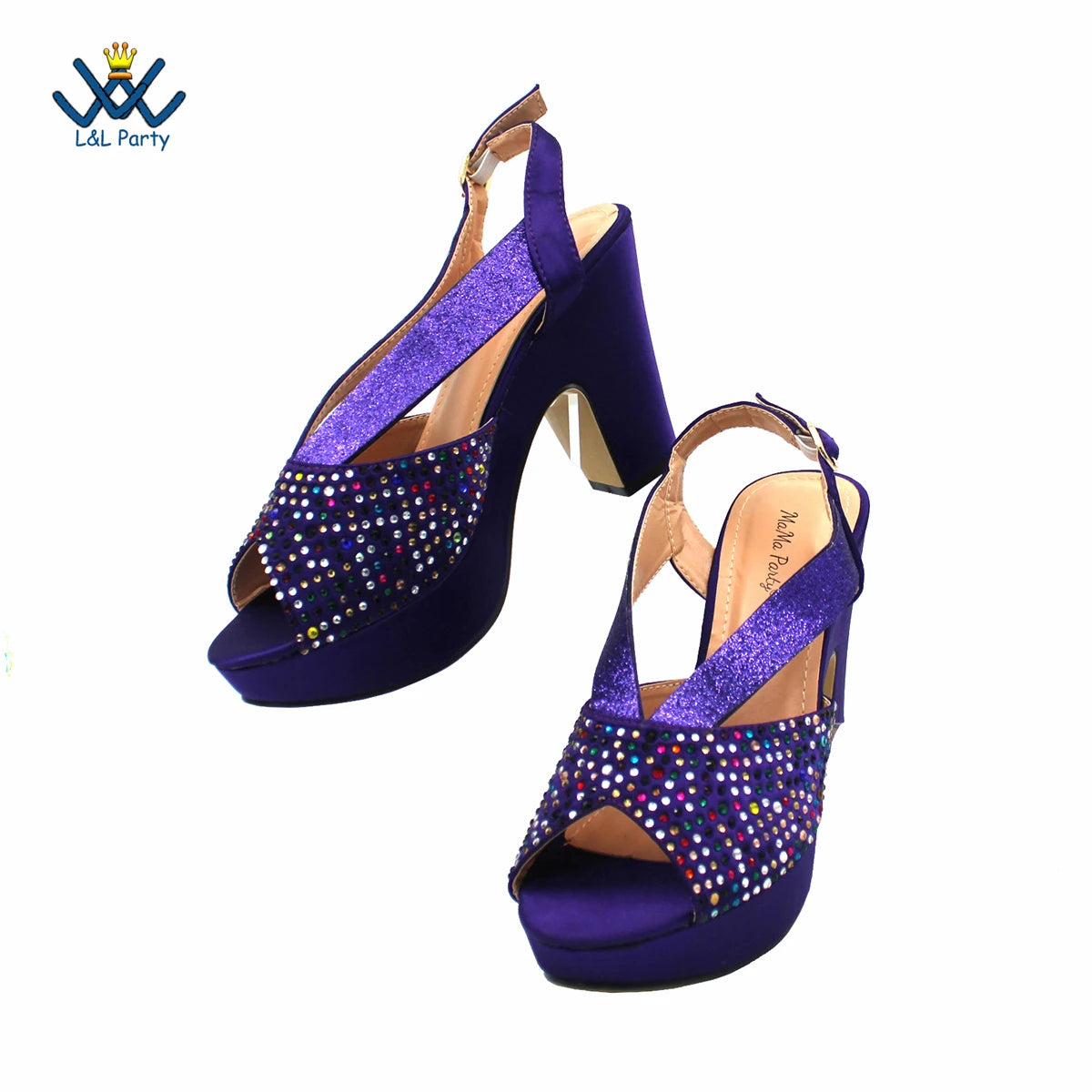 Buckle Strap Sandals Nigerian Women Shoes and Bag Set in Green Color with Wedges Heels For Ladies Party
