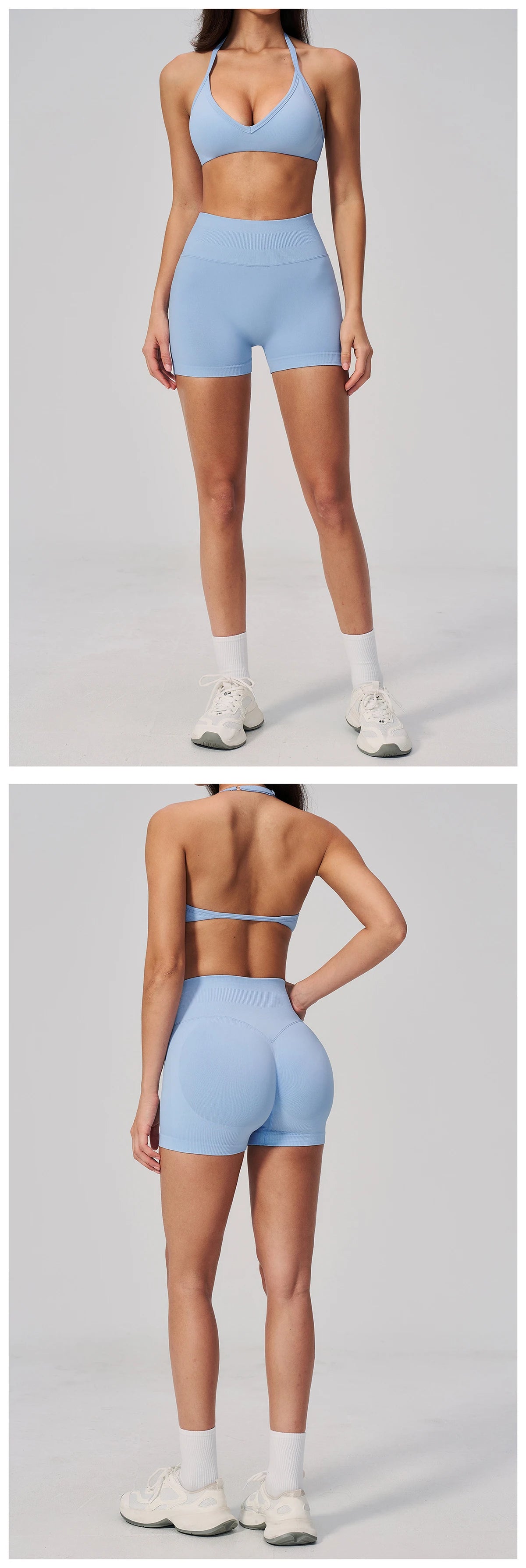 Fitness Suit 2PCS Women's Tracksuit Yoga Set Sports Outfits Gym Clothes Running Push Up Sportswear Female Workout Yoga Clothes