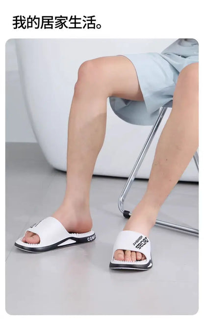 Couple massage slippers men's bathroom shower 2026 new acupoint foot therapy home indoor men's cool slippers summer