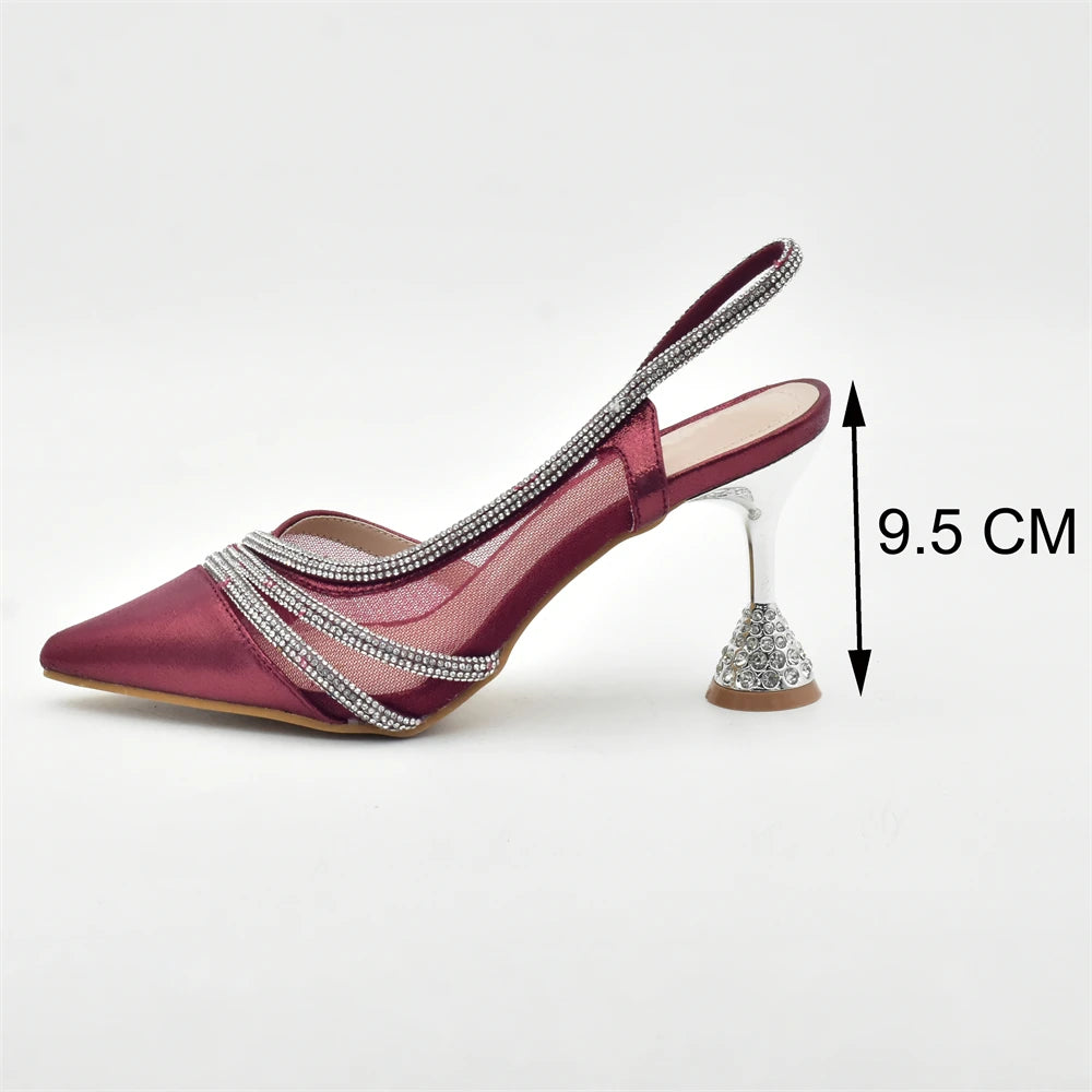 Fashion Party Italian Shoe Bag Set Ladies Shoe with Matching Bag Set 2024 Designer Shoes Women Luxury 2024 Nigerian Party Pumps