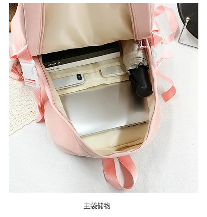 Japanese Kawaii Itabag Women New 2026 Transparent Backpack Women Large Capacity Ita Backpack School Bags for College Student JK