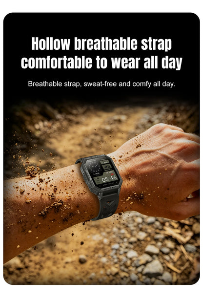 2026 newhigh-endoutdoorhikingadventuresmartwatch,1400mAh large battery,wirelesscommunication,voiceassistant,heartrate monitoring