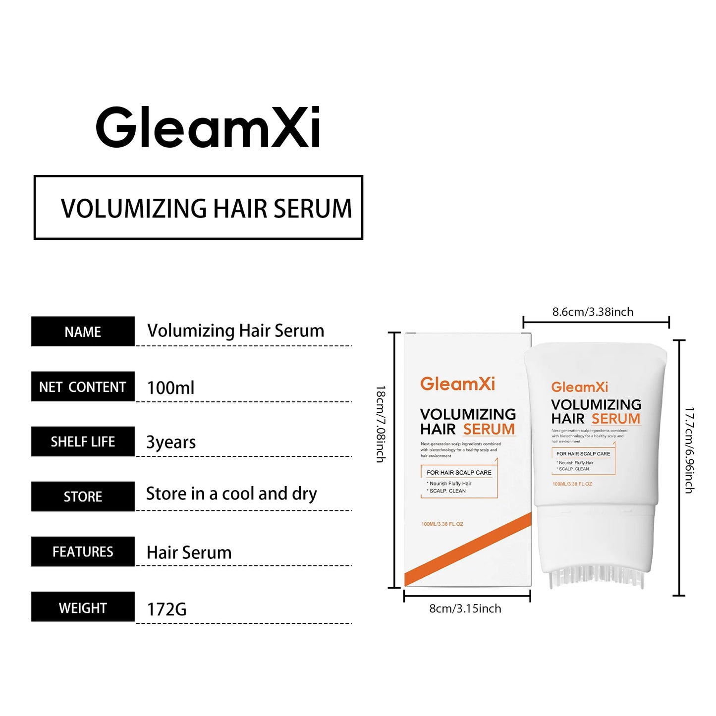 Volumizing Hair Serum For Dry Damaged Hair Deep Nourish Hair Roots Scalp Strengthen Smooth Gloss Shine Refresh Hair Repair Oil
