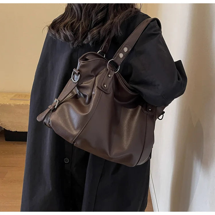Female Hobo Handbag Large Capacity Shoulder Bags Big Stylsih Tote Bag Ladies Soft Leather Hobos Messenger Bags Women Сумочки