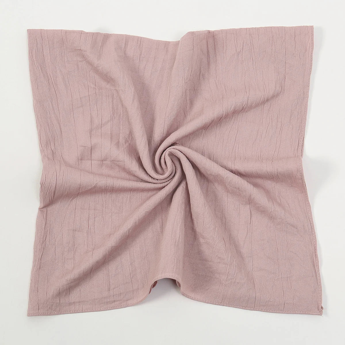 90*90cm Thin Soft Square Scarves for Women Simplicity Solid Color Cotton Linen Headscarf Muslim Female's Hijabs Bag Accessories