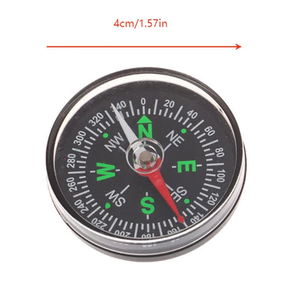 35/40MM Handheld Compass ABS Camping Pocket Compass Portable Navigation Climbing Riding Children Gift Outdoor Survival Gear