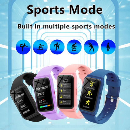 New Smart Watch Lightweight Health & Sleep Monitoring Multiple Sport Modes Music Control For Men Women Smartwatch Holiday Gifts