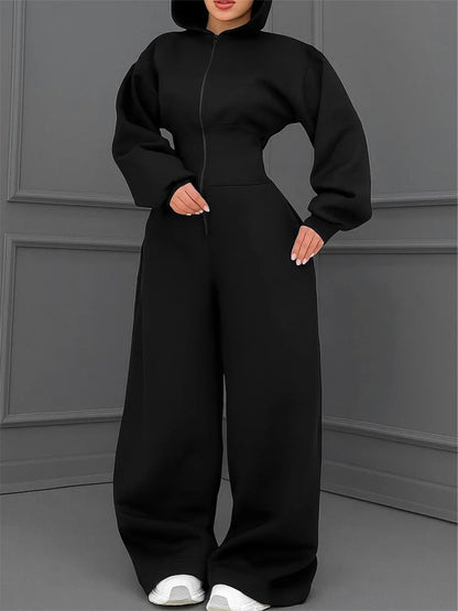 5pcs Bulk Items Wholesale Lots Long Sleeve Zipper Jumpsuits for Woman 2025 Fall Fashion Slim Sexy One Pieces Bodysuits B16131