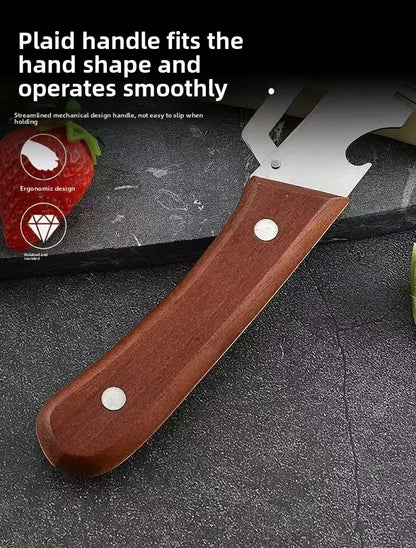 Kitchen Fruit Vegetable Processing Tool Peeler Stainless Steel Paring Knife Ergonomic Handle Portable Gadget for Daily Cooking