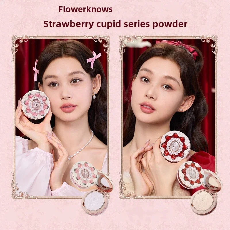 Flower Know Strawberry Cupid Box Collection Make Up Sets Cosmetics Full Set Palette Pressed Powder Blush Lipstick Mystery Box