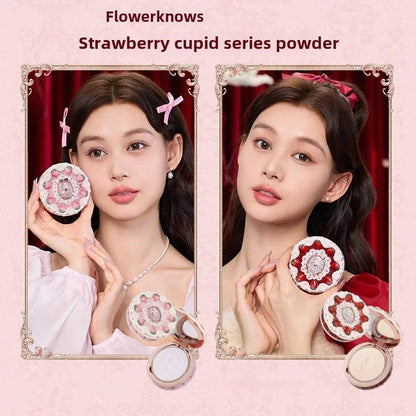 Flower Know Strawberry Cupid Box Collection Make Up Sets Cosmetics Full Set Palette Pressed Powder Blush Lipstick Mystery Box