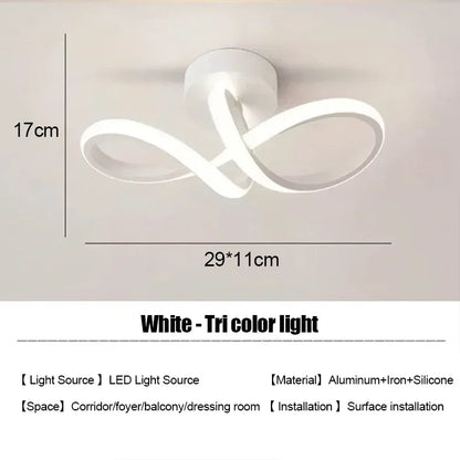 LED Strip Aisle Ceiling Lights Modern Minimalist Living Room Lamps For Balcony Entrance Home Decor Fixtures various styles
