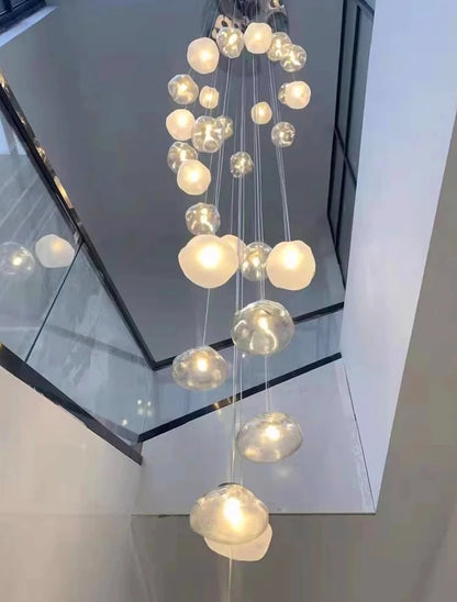 Modern Stair chandelier Pendant lights indoor lighting Ceiling lamp hanging light led Chandeliers for living room indoor lightin