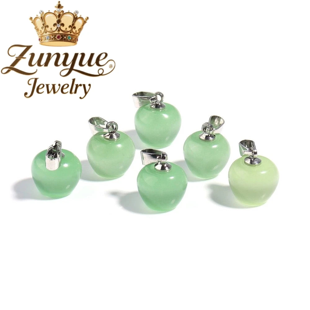 Natural Colorful Cat's Eye Stone Pendant Necklace Elegant Fashion Daily Wear Luxury Quality Fine Jewelry For Women Unisex Gift