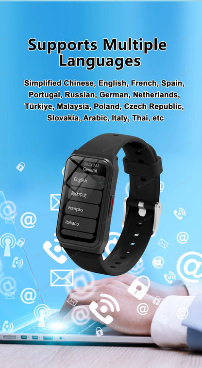 New Smart Watch Lightweight Health & Sleep Monitoring Multiple Sport Modes Music Control For Men Women Smartwatch Holiday Gifts