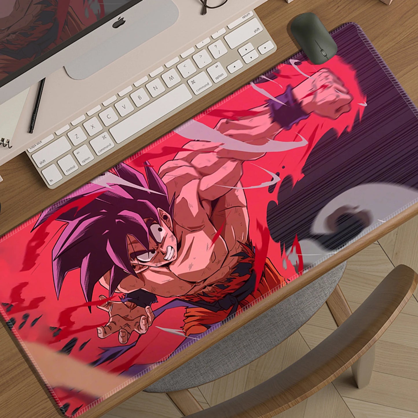 Cartoon Animation Seven Dragon Ball Mouse Pad Oversized Boy Two-dimensional E-sports Game Computer Keyboard Pad Student Desk Pad