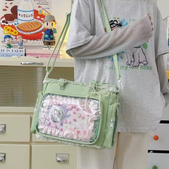 Ballet Girl Large Appetite Itabag Japanese Two-Dimension Single Shoulder Crossbody Bag Gift For Friends Women'S Handbag
