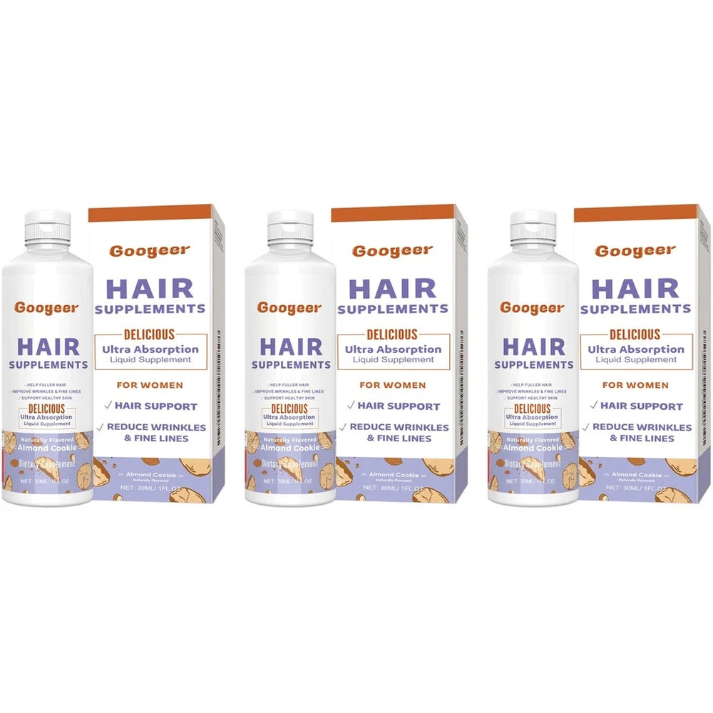 Hair Supplements Drops with Rosemary Oil Extract Ultra Absorption for Hair Support and Reduce Wrinkles & Fine Lines 30 ML
