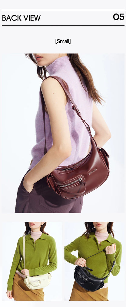 Amazing Song Liqueur Crescent Bag Small Upgraded Large Autumn Style Crossbody Women's Bag Trendy Portable