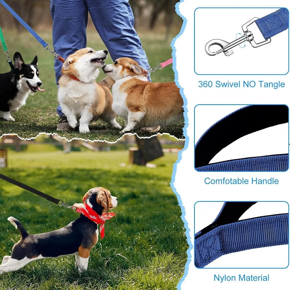 1.2M-30M Long Leash for Dogs Overlength Dog Leash Puppy Outdoor Training Nylon Rope Dog Accessories Extended Control Dog Leashes