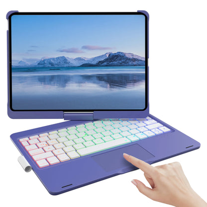 Backlit Keyboard Case with Trackpad & 360° Swivel for iPad 10th/11th Gen (A16), iPad Air 4th/5th Gen, and iPad Pro 11 (All Model