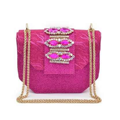Ladies Shoe and Bag Set Latest Designers Women Nigerian Italian Shoes and Bag Set Decorated with Rhinestone Luxury Wedding Pumps