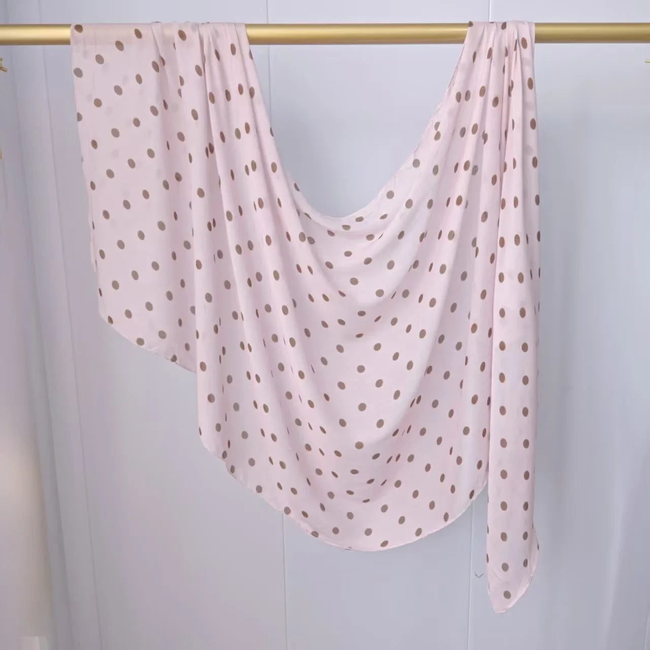 New Polka Dot Modal Hijab Double-sided Print Hijabs for Women Scarf Head Wrap for Women Muslim Fashion Hijab Scarf Islam Ramadan