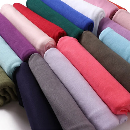 80*180cm Big Size Modal Rayon Cotton Jersey Hijab Scarf Ramadan Long Muslim Shawl Plain Soft Turban Wraps Women Headband
