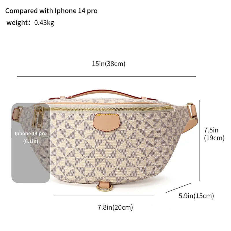 Fashion Women's Chest Bag Trend Brand Waist Bag High Quality Casual Versatile Shoulder Crossbody Bag Designer Luxury Handbags