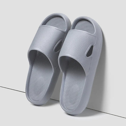 Thick Platform Cloud Slippers EVA Soft Sole Pillow Slides Summer Beach Flip Flops Women Non Slip Bathroom Home Slippers