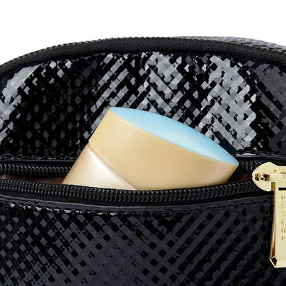 New 2025 Womens Small Messenger Bag PU Leather Shiny Shoulder Bag Fashion Saddle Bags Leopard Print Phone Purse Lipstick Storage
