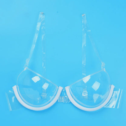 Womens Sexy Belly Dancing Clubwear Wetlook Glossy Patent Leather Bra Top Lingerie Nightclub Rave Outfit Pole Dance Bra Brassiere