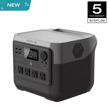 ECOFLOW Portable Power Station RIVER 2 Pro 700, 716Wh LiFePO4 Battery, 4x800W AC Outlets, Solar Generator
