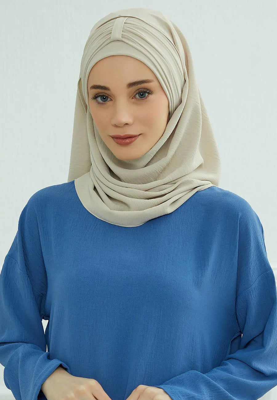 Large Plain Muslim Hat Inner Hijab Caps Ramadan Headwraps Pre-design