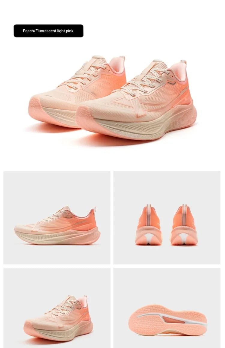 Xtep 2000km 3.0 Running Shoes For Women 2025 Spring Sneakers Cushioning Training Jogging Wear-Resistant Lightweight 875118110034
