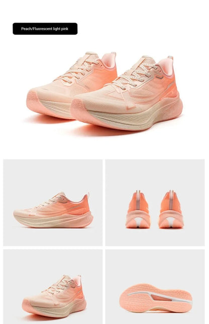 Xtep 2000km 3.0 Running Shoes For Women 2025 Spring Sneakers Cushioning Training Jogging Wear-Resistant Lightweight 875118110034