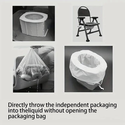1-100 Pieces Portable Toilet Absorbent Gel, Camping Toilet Gel Powder, Odor-Control Urine Liquid Waste Gel, Eco Absorbent Gel.