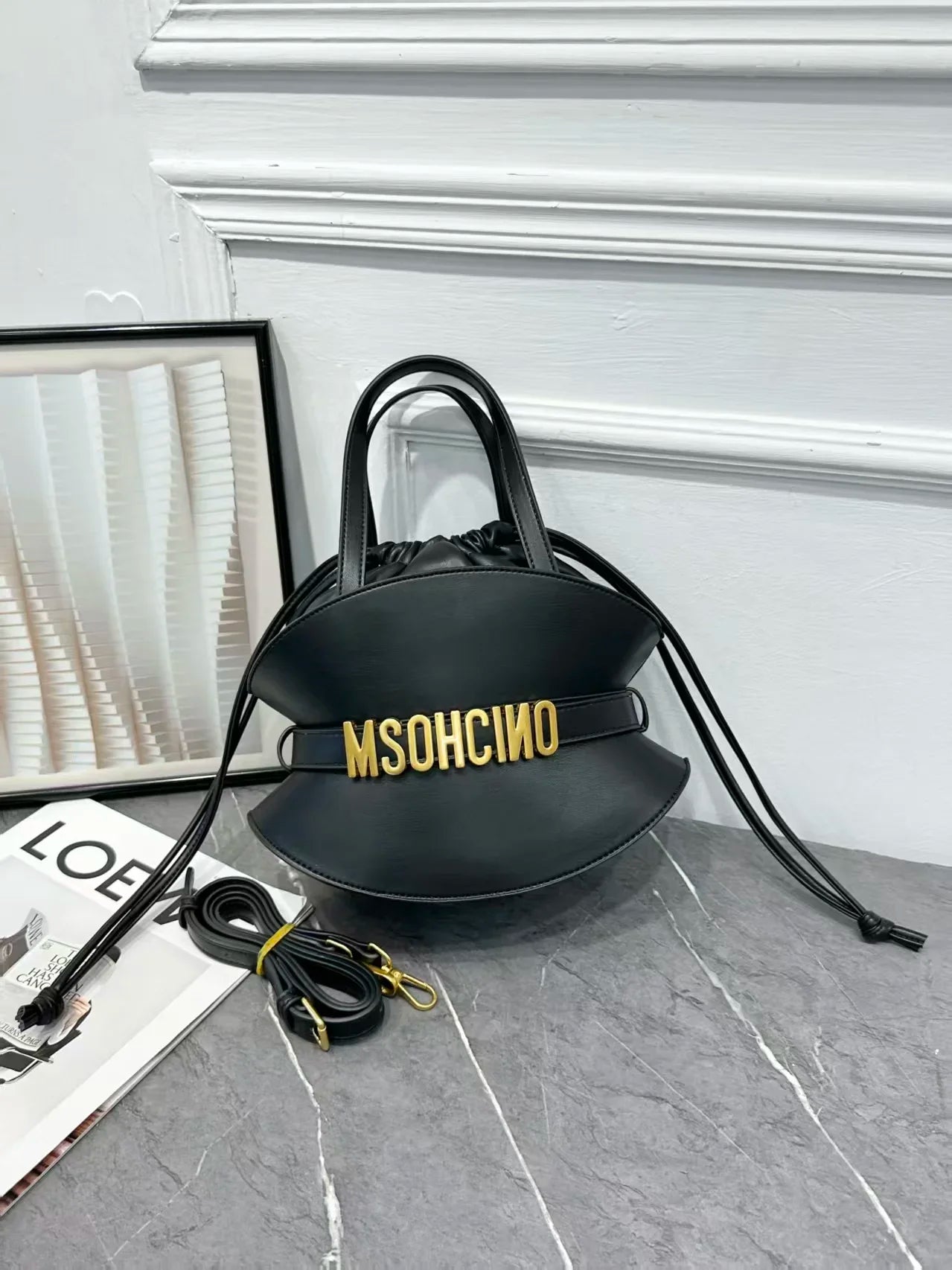 2026 New Fashion Square Diaper Bag Ladies Satchel Handbag Textured Leather Original Retro Crossbody Shoulder Purse Designer