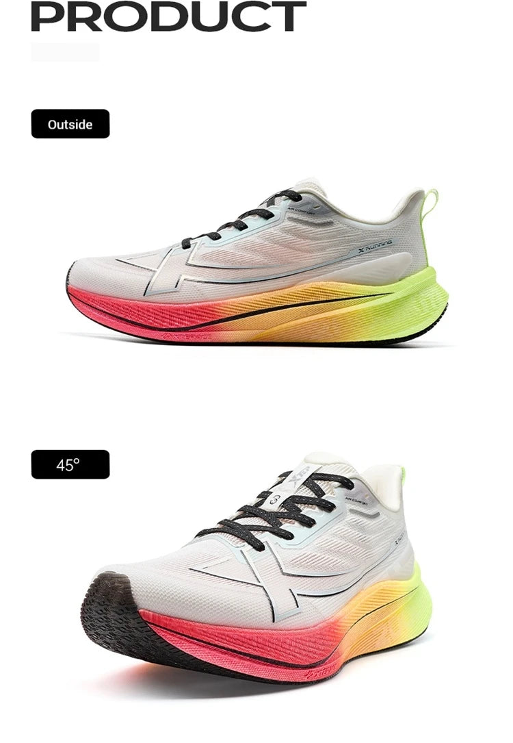 Xtep 2000km 3.0 Running Shoes For Women 2025 Spring Sneakers Cushioning Training Jogging Wear-Resistant Lightweight 875118110034