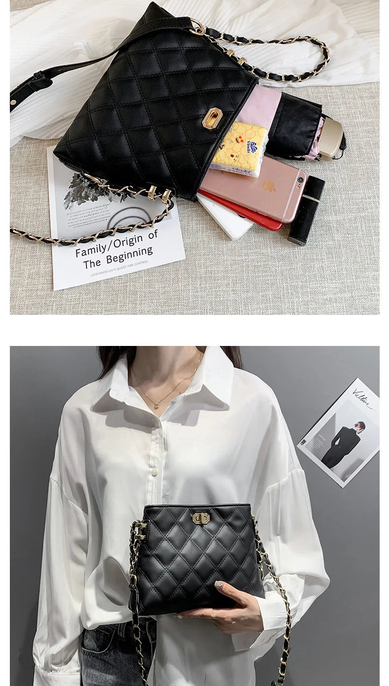 Design Handbag Shoulder Bags for Women Small Luxury Crossbody Bag High Quality Soft Leather Purse New Ladies Small Square Bag