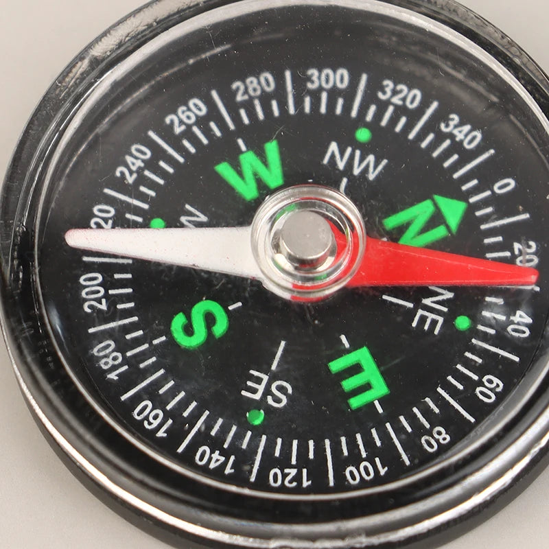 35/40MM Handheld Compass ABS Camping Pocket Compass Portable Navigation Climbing Riding Children Gift Outdoor Survival Gear