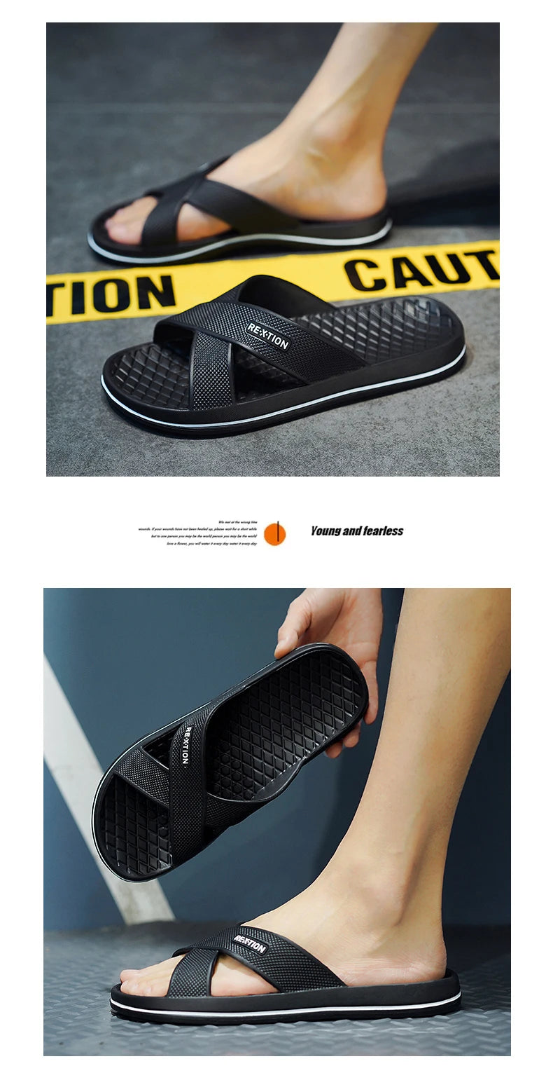 Men's Shoes Straps Comfy Open Toe Breathable Slippers Light Non Slip Durable Soft Sole Slides for Men Outdoor Activities Sandals