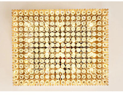 K9 Crystal Ceiling Lights LED Modern Lamps Luxury Chandelier Living Room Dining Bedroom Rectangle LED Lighting Hotel Mall Shop