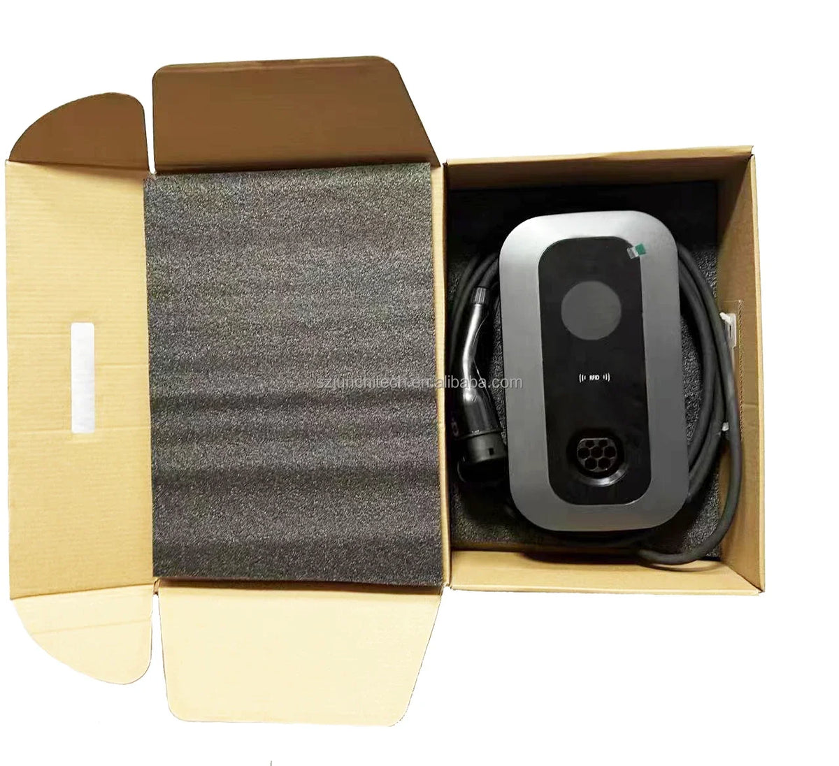 Custom 7KW 1Phase Home EV Car Charger Station New Condition 32A Custom Car Charger Compatible with Solar & Inverter
