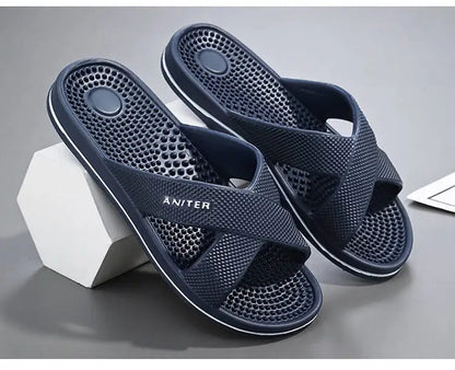 Slippers Men Summer Sandals Women Men Fashion Slippers Beach Sandals Slipper Anti-slip High Quality Casual Bedroom Shoes 39-48