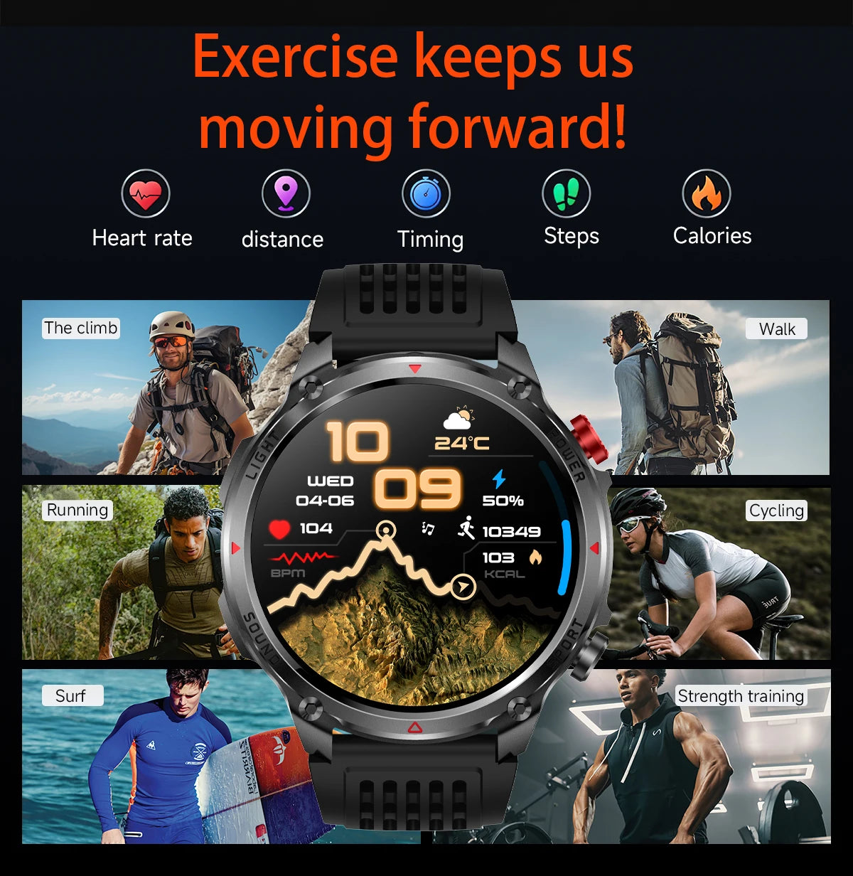 2026 T-Rex3 Ultra 1100mAh Battery Smart Watch GPS Track Compass IP69K Waterproof Sports tracker Outdoors Military Smartwatches